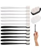 Eupsiiu 12-Piece Ultra Soft Toothbrush Set for Sensitive Gums - Extra Soft Nano Toothbrushes for Adults (White & Black) - Buy Internationally - Buy Online on GoSupps.com