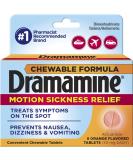 Buy Special Pack of 6 DRAMAMINE Chewable Tablets - 8 Count for Motion Sickness Relief | International Shipping Available - Buy Online on GoSupps.com