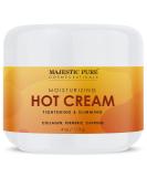 Majestic Pure Hot Cream 4 oz - Cellulite Soothing, Relaxing, Tightening & Slimming with Collagen, Turmeric, Vitamin A & E - Body Firming Cream - Buy Online on GoSupps.com
