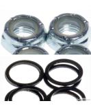 Dime Bag Hardware Skateboard Truck Axle Washers (Speed Rings) Nuts - Improve Speed Bearing Performance - Buy Online on GoSupps.com