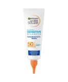 Garnier Sun Protection Serum SPF 50+ for Sensitive Skin | Waterproof Sunscreen for Face & Body | Non-Greasy Formula with Ceramides | Ambre Solaire Sensitive Experts 125ml - Buy Online on GoSupps.com