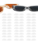 30 Pairs Silicone Nose Pads for Glasses - D-Shaped Self-Adhesive Anti-Slip Cushions for Comfort & Support - Transparent Pads for Full Frame Glasses & Sunglasses - Buy Online on GoSupps.com