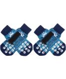 Expawlorian Non-Slip Dog Socks - Soft Breathable Paw Protection for All Dogs | Adjustable Straps & Traction Control | Blue XS (4 Count) - Buy Online on GoSupps.com