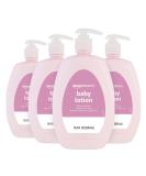 Amazon Basics Baby Lotion 16.9oz 4-Pack - Mild & Gentle Formula (Formerly Solimo) - Buy Online on GoSupps.com