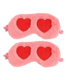 Night Eyeshade 2pcs - Cute Sleep Mask & Heart-Shaped Ice Bag for Comfortable Sleep | Funny Eye Masks for Girls - Buy Online on GoSupps.com