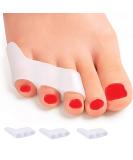 Buy Toe Spreader Silicone with Ball Protection | Hallux Valgus Correction Gel | Toe Separator & Stretcher 4x - International Shipping Available - Buy Online on GoSupps.com