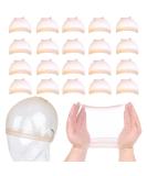 20pcs Invisible HD Wig Caps for Women | Breathable, Stretchy & Transparent Stocking Caps | Securely Holds Lace Front Wigs in Place - Buy Online on GoSupps.com