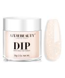 AZUREBEAUTY Nude Shimmer Dip Powder 2Oz - Neutral Dipping Powder for French Nail Art | Salon & DIY Manicure Gift - Buy Online on GoSupps.com