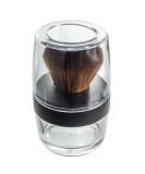 Soft Sable Tone Taklon Kabuki Brush with Sifter Jar | Ideal for Mineral Makeup & Custom Foundations - Buy Online on GoSupps.com