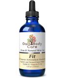 Gaia Body Care Organic Vitamin E Oil 75 000 IU - Best Moisturizer for Dry Skin Scars & Hair - 4 oz - Buy Online on GoSupps.com