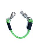 Transport Elastic Binding Trick - Equestrian Rubber Binder with Panic Hook & Bull Snap for Horse Trailers 80 cm Green - International Shipping Available - Buy Online on GoSupps.com