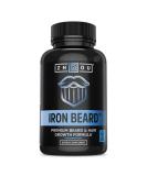 Zhou Nutrition Iron Beard - 60 Veggie Capsules for Healthy Hair Growth - Buy Online on GoSupps.com