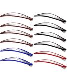 LONEEDY 12 Pack Large Metal Hair Snap Clips - No-Slip Barrettes for Women/Girls (Mixed Color) - Buy Online on GoSupps.com