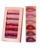 6 Colors Matte Lipsticks Set - Long Lasting Velvet Red Lipstick Kit | Waterproof Makeup with Gift Box - Buy Online on GoSupps.com