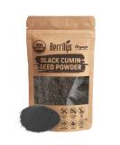 Organic Black Seed Powder 16oz (Ground) - Nigella Sativa/Kalonji/Black Cumin Seed - Ideal for Baking and Bread Making - Buy Online on GoSupps.com
