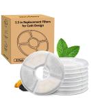 8-Pack Catit Senses & Flower Fountain Replacement Filters Pet Activated Carbon Filters - Buy Online on GoSupps.com