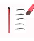 Buy BUTIYO Multi-Function Eyebrow Brush Set - Precision Eye Brow Contour & Ultra Thin Angled Eyeliner Brush (Red) - International Shipping Available - Buy Online on GoSupps.com
