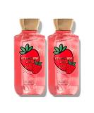 Bath & Body Works Strawberry Soda Shower Gel Gift Set - 2 Pack (10 Oz each) - Buy Online on GoSupps.com