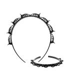 Tomedeks Hairpin Headband - Double Bang Hairpin for Weddings Dances Parties & Daily Use (Black) - Buy Online on GoSupps.com