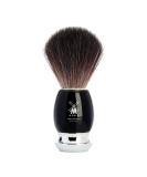 M HLE Vivo Vegan Shaving Brush - Black Fibre Precious Resin Handle & Metal Accents | International Shipping - Buy Online on GoSupps.com