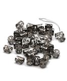 PADISHAN 60Pcs Gold XIONG Hair Jewelry for Women - Braids Accessories, Dreadlock Beads, Rings, Clips - Metal Black Color Decorative Rings & Beads for Box Braids - Braid Jewelry for Locs - Buy Online on GoSupps.com