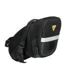 Topeak Aero Wedge Pack Large - Black | Strap Mount Seat Pack (1.48 - 1.97 l) - Buy Online on GoSupps.com