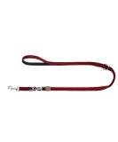 HUNTER HILO Adjustable dog leash with lightweight mesh material 1.5 x 200 cm red red 1.5 x 200 cm - Buy Online on GoSupps.com