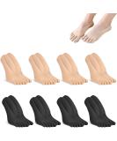 Projoint Antibunions Health Sock for Men and Women - Bunion Corrector & Relief - Orthopedic Compression Socks - 8pcs Black+Beige - Buy Online on GoSupps.com