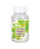 Veglife Vegan Vitamin C 1000mg Non GMO with Acerola & Rose Hips | Immune Support | 90 Vegan Capsules - Buy Online on GoSupps.com