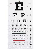 Grafco Snellen Eye Chart Plastic | Non-Reflective Matte Finish | 22x11 inch - 1240 - Buy Online on GoSupps.com