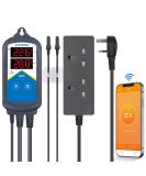 Inkbird ITC-306A-WiFi Aquarium Temperature Controller Aquarium Thermostats Fish heater thermostat with Dual Heating Socket for Marine Tank Fish Shrimp Tortoise(No Timer) - Buy Online on GoSupps.com