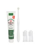 Pet Dog & Cat Toothbrush Kit | Beef Flavor Toothpaste for Fresh Breath & Plaque Removal | 360 Teeth Cleaning | Health Supplies - Buy Online on GoSupps.com