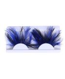 FRCOLOR Blue False Eyelashes - Dramatic Cosplay & Halloween Costume Eyelashes - 1 Pair for Stunning Performance - Buy Online on GoSupps.com