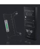 Professional Eyebrow Measuring Tool Kit | Microblading Ruler & Leveler for Precise Eyebrow Mapping | Brow Peak Ruler #4 - Buy Online on GoSupps.com