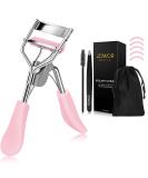 Buy Pink Eyelash Curler with Comb - Fit All Eye Shapes Natural & Long-Lasting Makeup Gift for Women - Buy Online on GoSupps.com