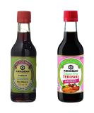 Kikkoman Tamari Gluten Free Soy Sauce 250 ml (Pack of 6) & Gluten Free Teriyaki Marinade 250 ml Pack of 6 - Buy Online on GoSupps.com