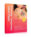 Stampcolour Printable Temporary Tattoo Paper for INKJET printer 8.5X11 5 Sheets DIY Tattoos Stickers Personalized Image Transfer for skin Custom Waterslide Decal for women men - Buy Online on GoSupps.com