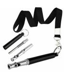 MART Deals LTD Stainless Steel Dog Whistle with Lanyard - Adjustable Frequencies Whistles for Recall and Pet Behavior Control - Neck Strap Dog Training Assistant for Barking Control - Buy Online on GoSupps.com