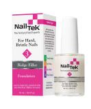 Nail Tek Foundation 3 Ridge Filling Strengthening Base Coat 0.5 oz - Hard and Brittle Nail Treatment - Buy Online on GoSupps.com
