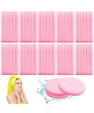 120 Pcs Facial Sponges Compressed Face Cleansing Sponge Makeup Removal Sponge Pads Exfoliating Wash Round Sponge for Women Girls Pink - Buy Online on GoSupps.com