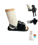 Buy Medical Open-Toe Plaster Shoe - Adjustable Walking Boots for Recovery | Fits Left & Right Feet - Large Size - Buy Online on GoSupps.com
