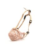 Soft Basket Dog Muzzle for Small Medium Large Dogs - Prevent Biting, Chewing, and Barking - Breathable, Adjustable Straps - Pet Puppy Mouth Cover (S Pink) - Buy Online on GoSupps.com