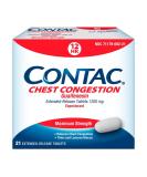 Contac Cough Suppressant & Expectorant - Max Strength Guaifenesin & Dextromethorphan HBr Extended Release Tablets 21 Count - International Shipping Available - Buy Online on GoSupps.com