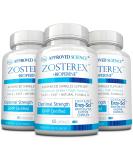 Approved Science Zosterex - Immune Support Supplement with L-Lysine Vitamin B & Mushroom Blend - 3 Month Supply - 60 Count (Pack of 3) - Made in USA - Buy Online on GoSupps.com