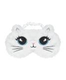 Ynaize Cute Cartoon White Cat Eye Mask - 3D Blackout Sleep Mask for Travel Naps & Relaxation | Fun Sleep Eye Cover for All Ages - Buy Online on GoSupps.com