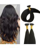 KOCONI 16 Inch Black Nano Rings Hair Extensions Real Human Hair Extensions Double Drawn Nano Ring Hair Extension Nano Tip Beads Human Hair Extensions 50g 1g/Strand #1B Natural Black 16 inch #1B Natural Black - Buy Online on GoSupps.com
