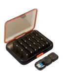21-Grids Pill Organizer - Waterproof 7-Day Weekly Pill Box for Vitamins Fish Oil & Supplements | Push Button Daily Case - Buy Online on GoSupps.com