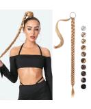 REECHO DIY Braid Golden Blonde Ponytail Extension - 30 Inch Synthetic Hairpiece for Women - Buy Online on GoSupps.com