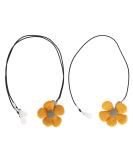 Buy Cute Yellow Flower Hearing Aid Clip - Portable Security Rope Holder for Seniors & Kids | Easy-to-Use Hearing Amplifier Accessory - Buy Online on GoSupps.com