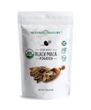 Mother Nature Organics - Organic Black Maca Powder 1 lb (Gelatinized for Enhanced Absorption) - Fresh Harvest from Peru - Non-GMO - Vegan - Gluten-Free, by Mother Nature Organics - Buy Online on GoSupps.com